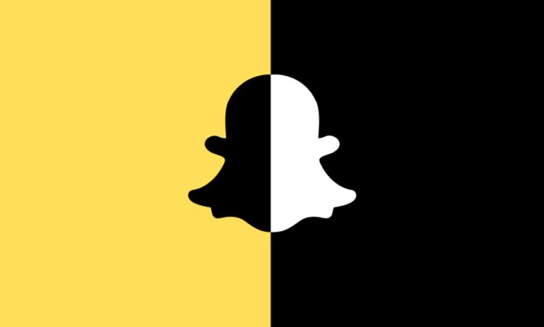 الوضع الداكن في snapchat